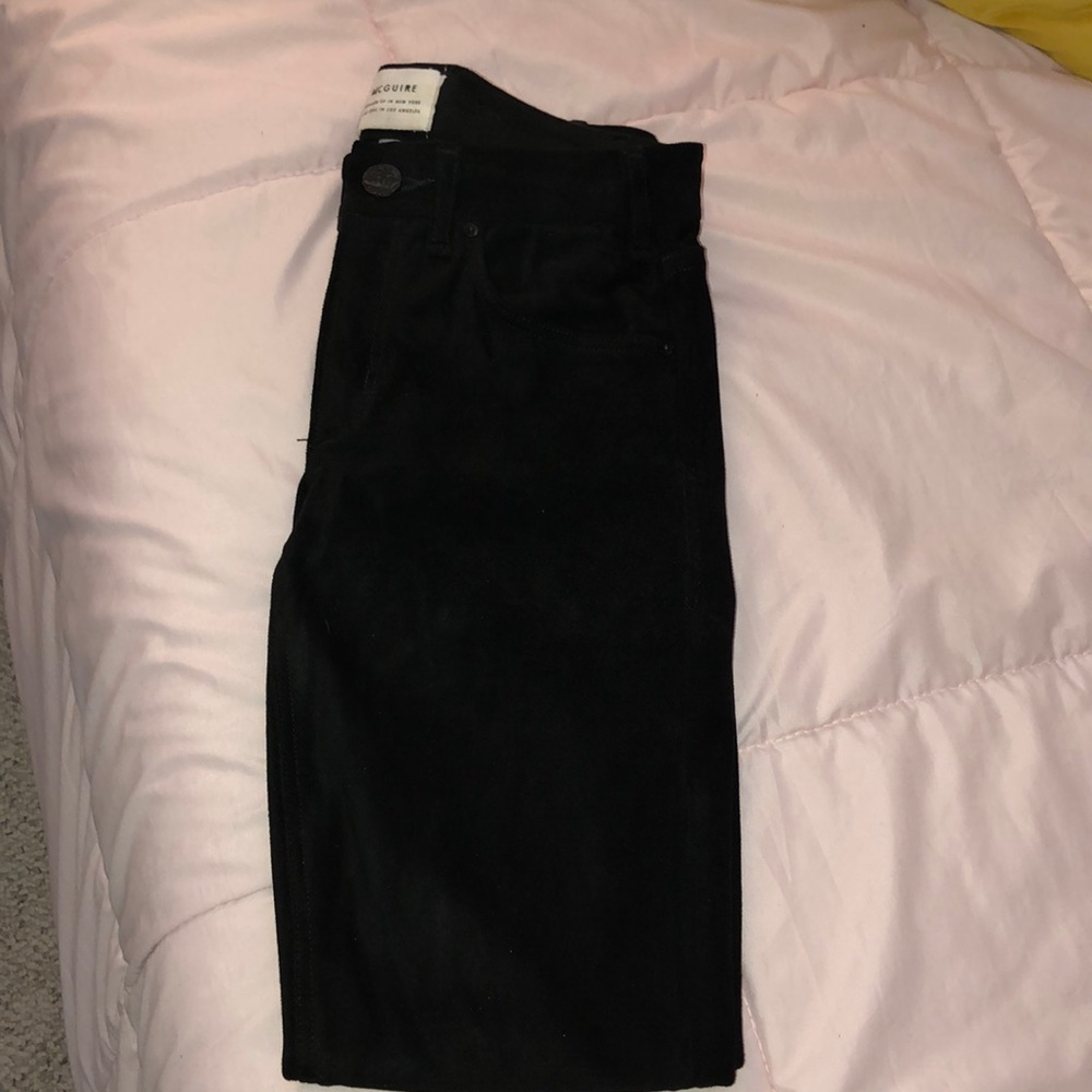 Newton Faux Suede Ankle Skinny Pants